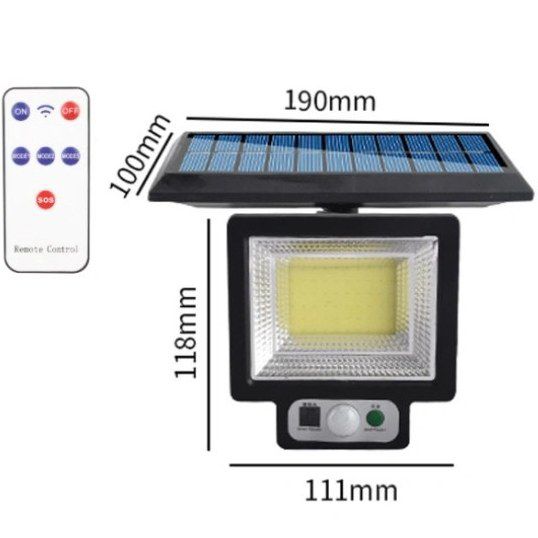 پروژکتور خورشیدی پنل بزرگ دارای 60 لامپ LED